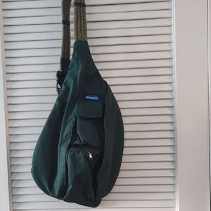 KAVU Forest Green Rope Sling Bag